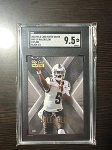 2022 Wild Card Matte Silver X-Plode Kaleb Eleby Black 1/1 Houston Roughnecks - Picture 1 of 5