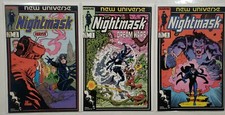 NIGHTMASK #2-3 & #6 Marvel 1986/87 VF-(7.5) Marvel's New Universe