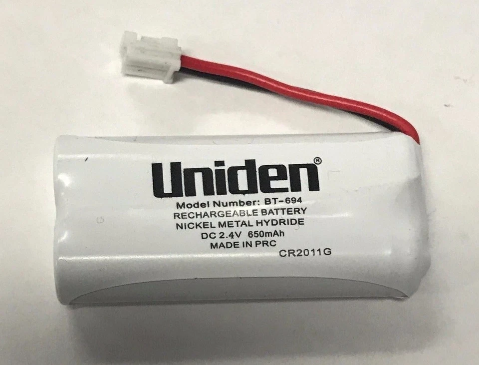 UNIDEN BT694 BT694s ORIGINAL GENUINE 650MAH CORDLESS PHONE REPLACEMENT BATTERY  - image 1 of 1