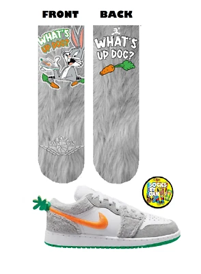  JORDAN 1 Low Buggs Bunny  SOCKS - Image 1 of 2