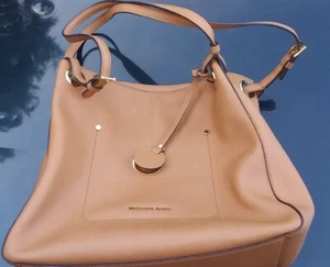 Michael Kors Walsh Tote Purse Bag Brown Tan Fawn - Picture 1 of 6