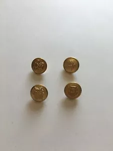 Vintage Lot O 4 Waterbury Loving Cup Trophy 5/8" Blazer Sport Coat Buttons W1 - Picture 1 of 6