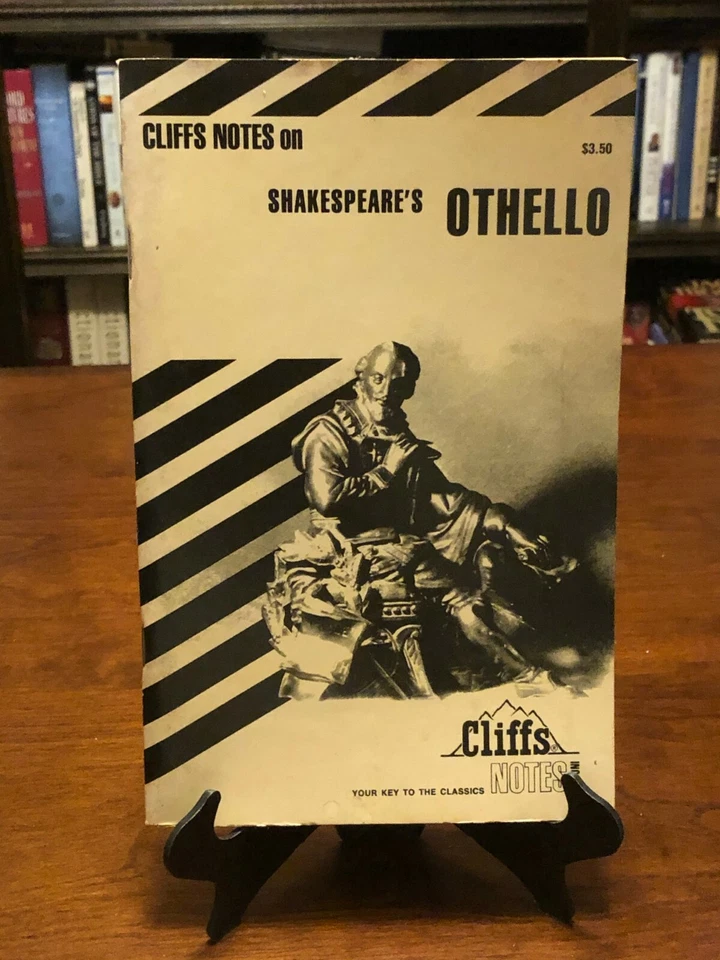 OTHELLO by William Shakespeare (CLIFFS NOTES) 1980 - LIKE NEW - Image 1 of 3