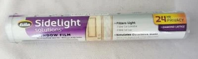 = Gila Sidelight Solutions Window Film Diamond Lattice 24 Hr Privacy 1' x 6.5' Foto 1 de 3