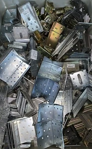 RESTOS 5 kg 10 kg 25 kg conector angular ángulo de placa perforada conector de madera ángulo - Imagen 1 de 5