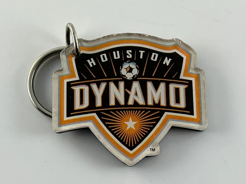 Houston Dynamo Team Logo MLS Soccer Key Chain Cover