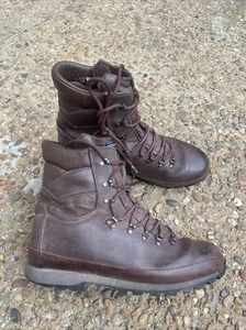 ALTBERG BROWN COMBAT BOOTS - 12M - Picture 1 of 6