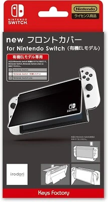 Nintendo Switch OLED Black Front Cover New Japan - Image 1 of 3
