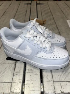 Nike Court Vision Next Nature Low - Football Grey White - Size 6 - Picture 1 of 6