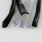 Black Clear Pvc Door Gasket Seal Strip For Glass Fixed Repair And Dust Seal