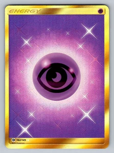 Pokemon TCG Gold Psychic Energy Secret Rare Holo Sun & Moon Base (162/149) T2 - Picture 1 of 2