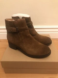 NEW Gentle Souls Kenneth Cole Suede Leather Ankle Boots Percy Brown Sz 6.5 $300 - Picture 1 of 5