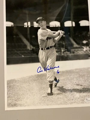 Al Kaline Original George Brace Photo signed 11x14 JSA Free Shipping - Image 1 of 3