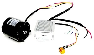 Motor sin sensor de velocidad variable de 0,4 hp 3/8" eje hueco sin escobillas 24 V CC velocidad variable - Imagen 1 de 3