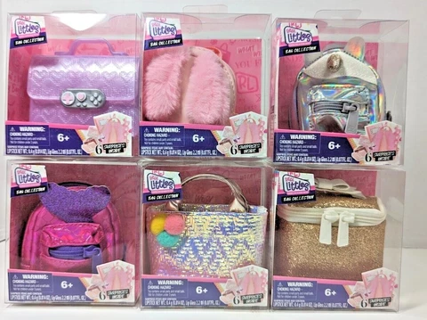 Shopkins Real Littles Mini Bag Collection Series 4 - Choose one or all 6 Cover