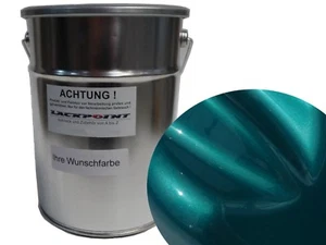 3 Liter Spritzfertig Wasserbasislack Candy Türkis Metallic Autolack Lackpoint ! - Picture 1 of 1
