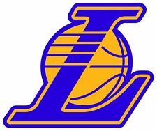 Los Angeles Lakers L Logo Vinyl Decal / Sticker 10 Sizes!! with TRACKING!!
