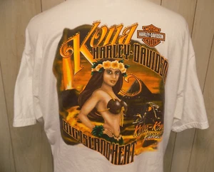 Harley Davidson Motorcycles T-Shirt Big Island Kailua-Kona, Hawaii Men’s XL - Picture 1 of 6