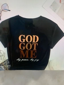 Letter Print Crew Neck T-Shirt for Spring & Summer, Women’s Clothing - Picture 1 of 2