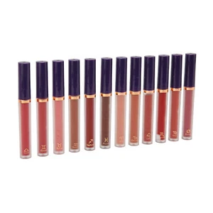 12Pcs Matte Lip Gloss Moisturizing Anti Melt Long Lasting Cream Lip Gloss Fo GRS - Picture 1 of 12