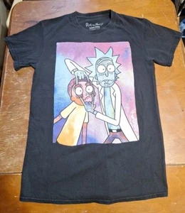Rick And Morty T-shirt Black Size Small - Picture 1 of 4