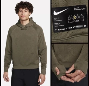 Men's Various Sizes ~ Nike Therma-FIT ADV APS A.P.S Top Pullover Hoodie Green - Picture 1 of 9