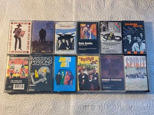 David Byrne Duran Duran Missing Persons Spirit 12 X cassette LOT TESTED - Foto 1 di 2