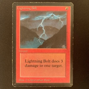 MTG \\>> Lightning Bolt (PL) <<// Beta - 341 Trading - Magic - Bild 1 von 6