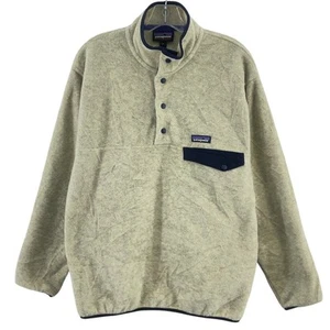 Patagonia Herren M Oatmeal Fleece T-Snap Pullover Synchilla Sweatshirt gebraucht - Bild 1 von 4