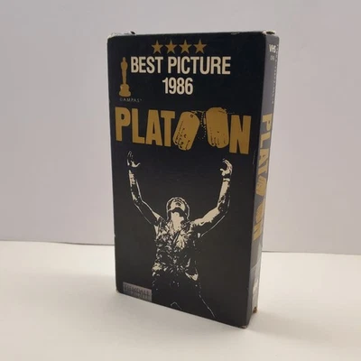 Platoon VHS 1988 Charlie Sheen - Image 1 of 4