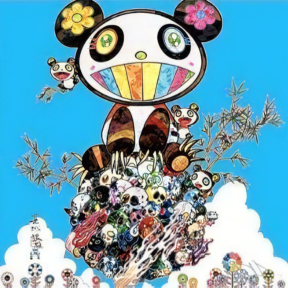 Takashi Murakami “Panda Family and Me” ED300 Kaikai Kiki Poster Pigment... - Image 1 of 1