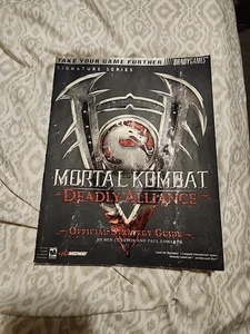 Mortal Kombat Deadly Alliance Brady Strategy Guide Playstation 2 GC Xbox - Foto 1 di 4