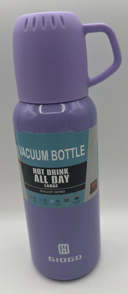 Taza de viaje termo café frasco de vacío de acero inoxidable Foto 1 de 4