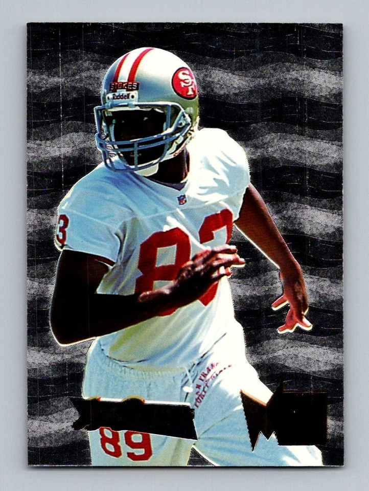 1995 Fleer Metal #43 J.J. Stokes Silver Flashers - Image 1 of 2