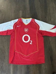 Arsenal FC Thierry Henry 2004/05 Retro Jersey Men's L Soccer Futbol - Picture 1 of 11