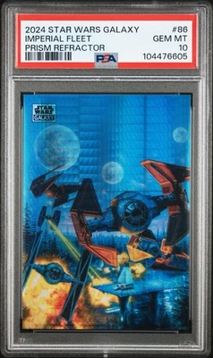 2024 Star Wars Galaxy Imperial Fleet #86 Prism Refractor /75 PSA 10 Pop 3. - Image 1 of 4