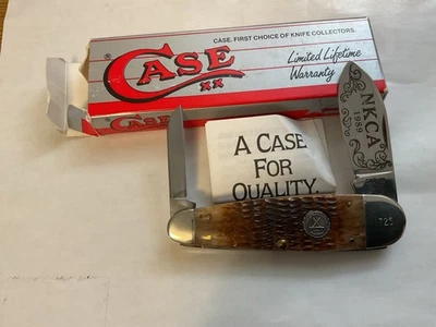 CASE XX SLEEVEBOARD SUNFISH KNIFE 1989 NKCA CLUB KNIFE ROG62070SS MIB - Image 1 of 4