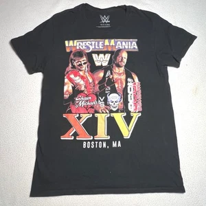 WWE WrestleMania XIV Shawn Michaels vs Stone Cold Graphic T Shirt M Boston MA - Picture 1 of 5