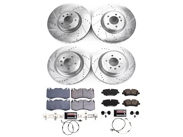 Front and Rear Brake Pad and Rotor Kit For Land Rover Defender 90 WZ221FG - Image 1 of 1
