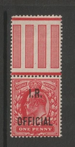 1902 EDVII 1d SCHARLACHROT "I.R. OFFIZIELL" IN UM/NEUWERTIG. - Bild 1 von 2