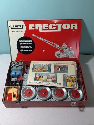 Juego de montador Gilbert vintage nº 10051 con folleto de instrucciones motor eléctrico Foto 1 de 4