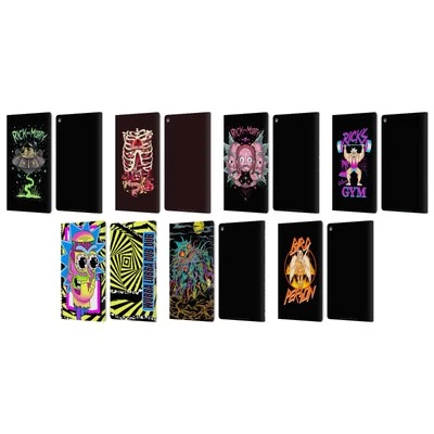 FUNDA LIBRO OFICIAL RICK AND MORTY TEMPORADA 1 Y 2 GRÁFICOS CUERO PARA AMAZON FIRE Foto 1 de 4