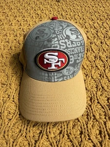 Herren San Francisco 49ers New Era grau reflektierend Flip 39THIRTY Flex Mütze - Bild 1 von 6