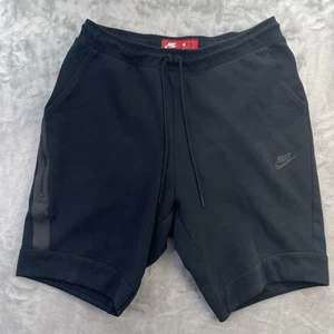 Nike shorts Mens Large Sportswear Tech Fleece zip pocket black gym athletic - Picture 1 of 13