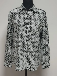 Karl Lagerfeld Paris Damen Utility-Shirt mit Monogrammdruck Größe SP - Bild 1 von 11