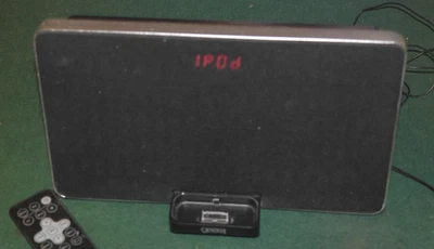 Gear4 House Party 4 Speaker Dock With FM Radio For iPod Black+remote+leads - Image 1 of 4