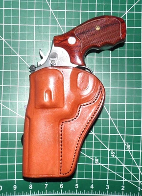 Tagua PD3R-943 LH Leather Rotating Paddle Holster S&W K L Frame 15 19 66 586 OS - Image 1 of 4