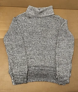 Suéter Jersey Carhartt Keego Mezcla Lana Cuello Tortuga Para Mujer Negro Blanco Talla M - Imagen 1 de 10