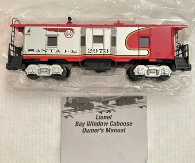 Lionel O 6-29737 Santa Fe War bonnet Bay Window Caboose #2973 - Image 1 of 4