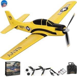 Volantex US Navy T28 Trojan RC Avión 2.4G 4-CH Control Remoto 6 Ejes Giroscopio RTF - Imagen 1 de 24